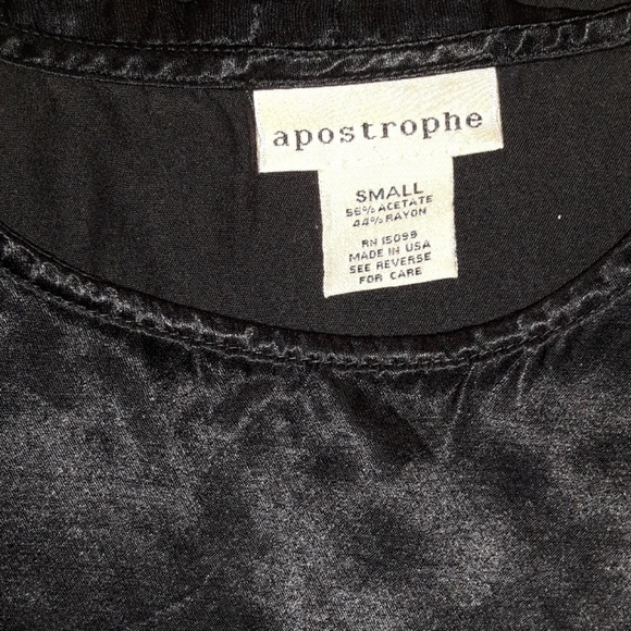 Apostrophe black, silky and flowy - Picture 6 of 8